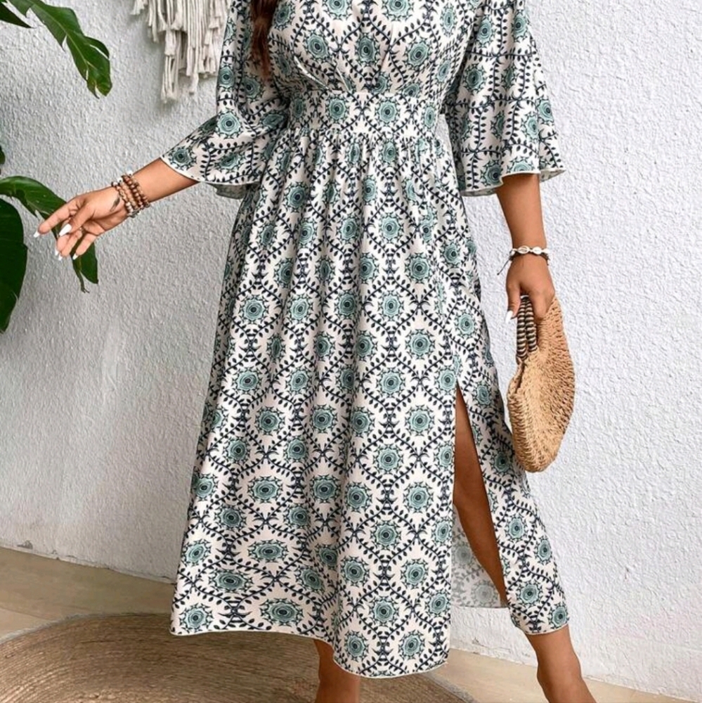 SHEIN Short Sleeve Midi Dress - Picture 10 of 10